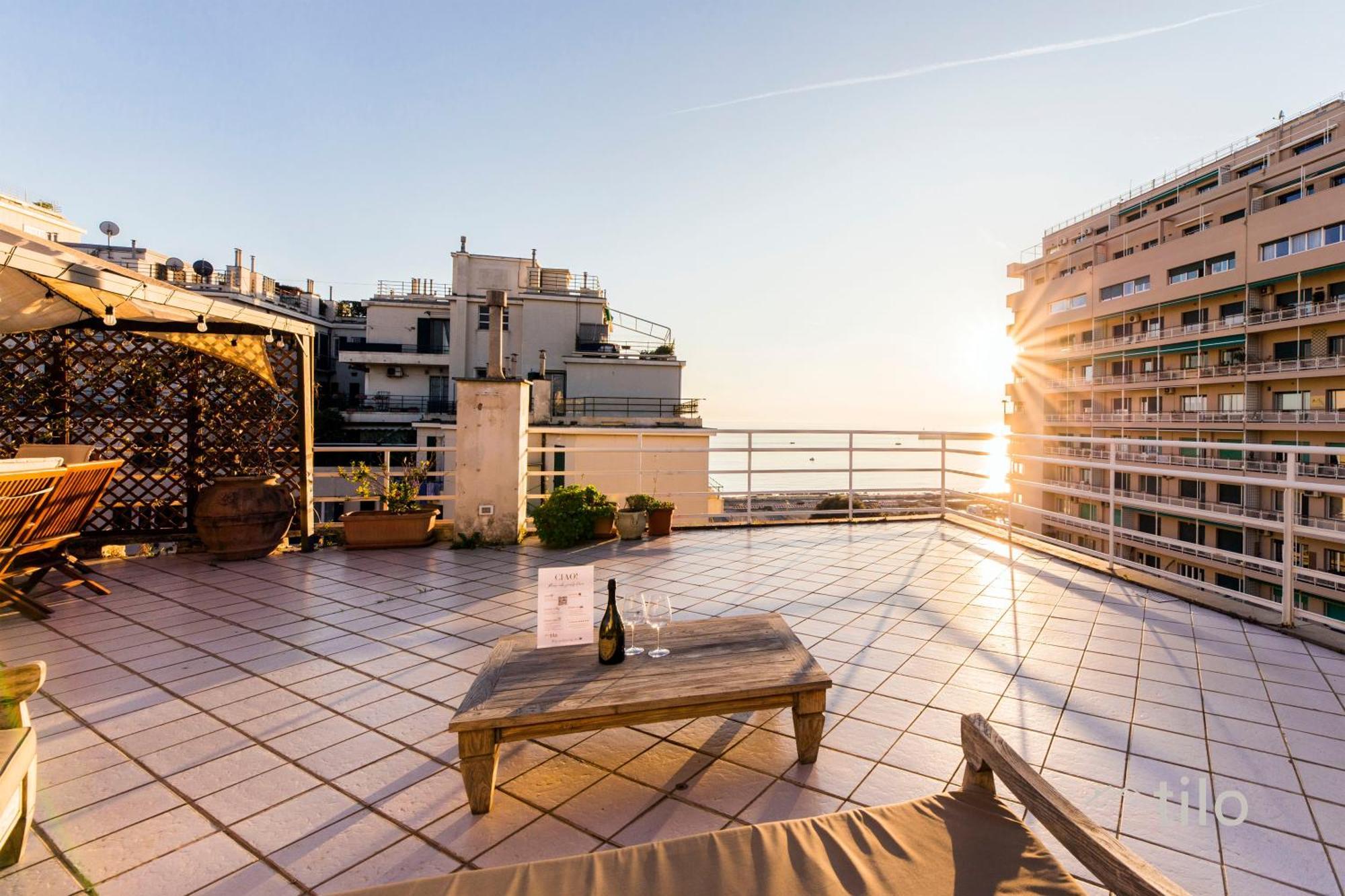 Beach, Luxury Terrace, 3br, Ac, Wifi By Tilo Appartamento Genova