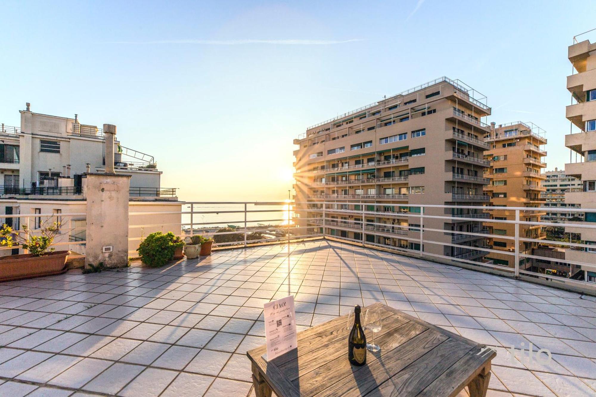 Beach, Luxury Terrace, 3br, Ac, Wifi By Tilo Appartamento Genova