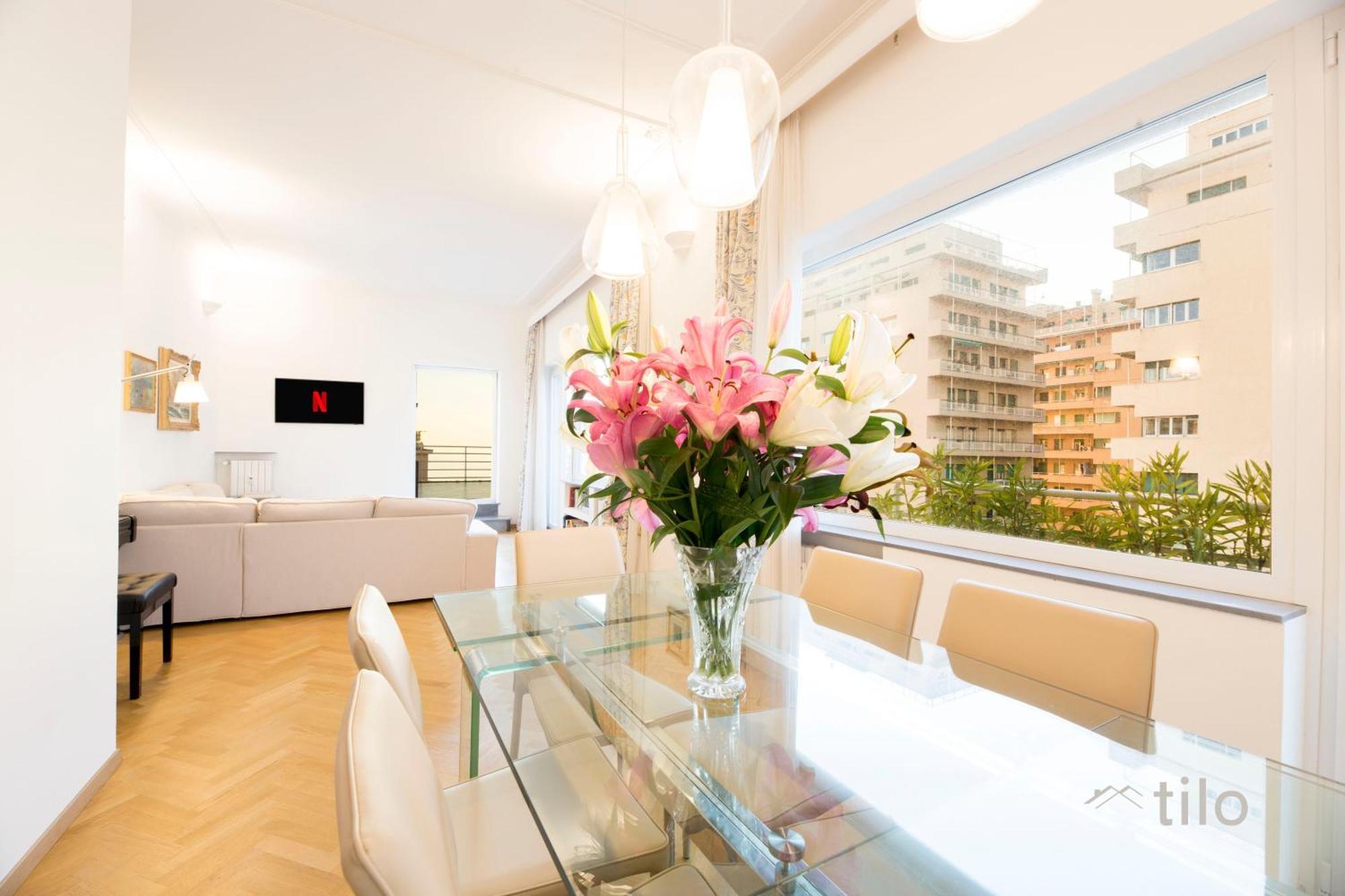 Beach, Luxury Terrace, 3br, Ac, Wifi By Tilo Genova
